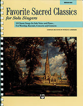 Favorite Sacred Classics for Solo Singers Vocal Solo & Collections sheet music cover